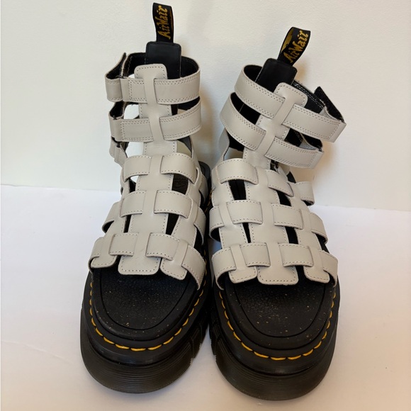 NWOT Dr. Martens Ricki Nappa Lux Leather Platform Gladiator Sandals Size 10 - Picture 4 of 14